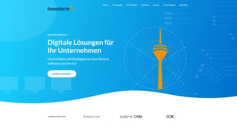 Unsere neue Homepage - Düsseldorfer IT